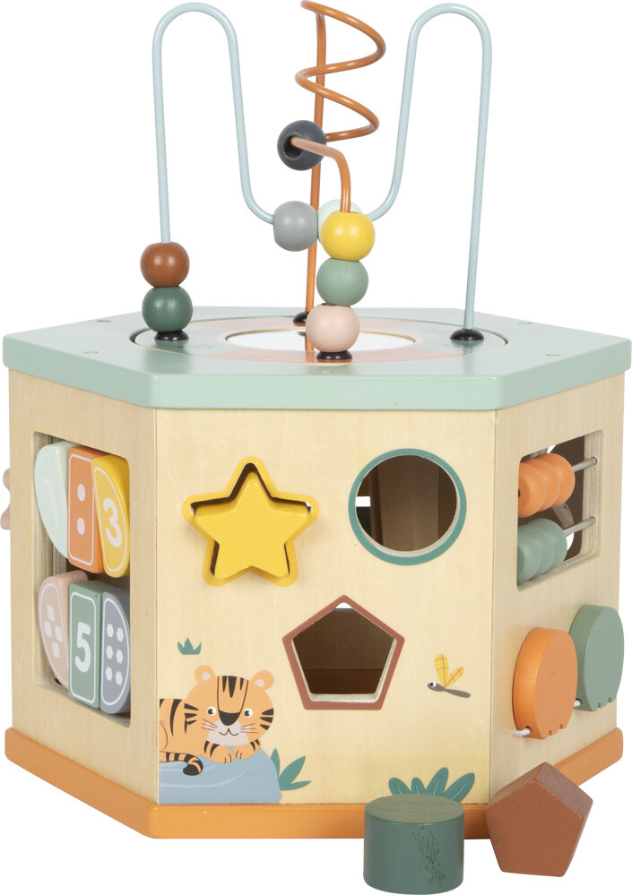 Aktivitetskasse - Safari - Træ - Small Foot