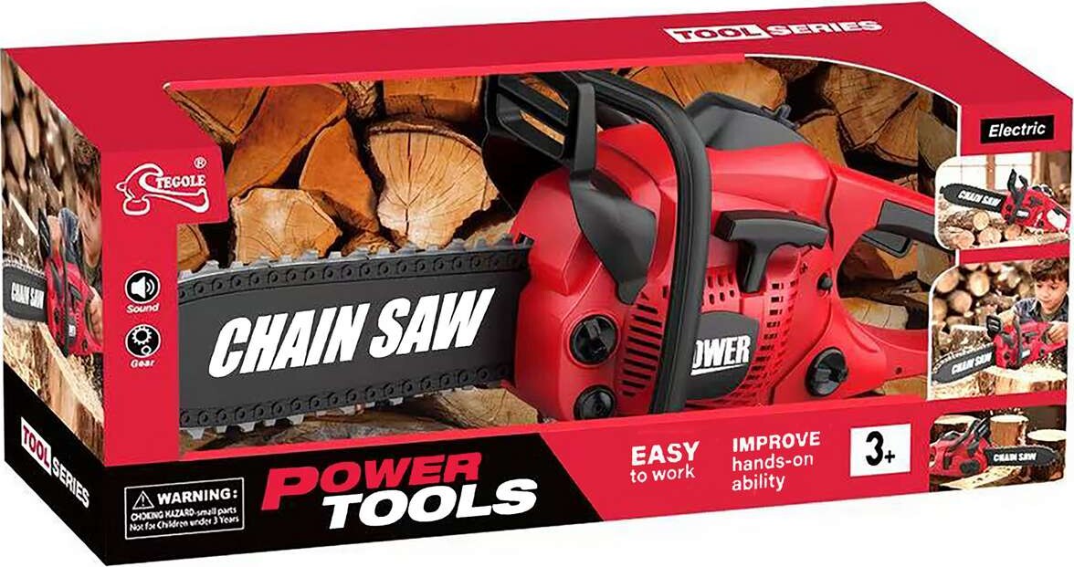 Legetøjsmotorsav - Elektrisk - Tegole
