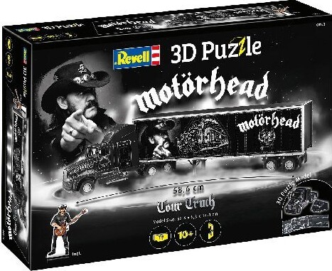 Revell 3d Puzzle - Motörhead Tour Truck - 128 Brikker - 58 Cm