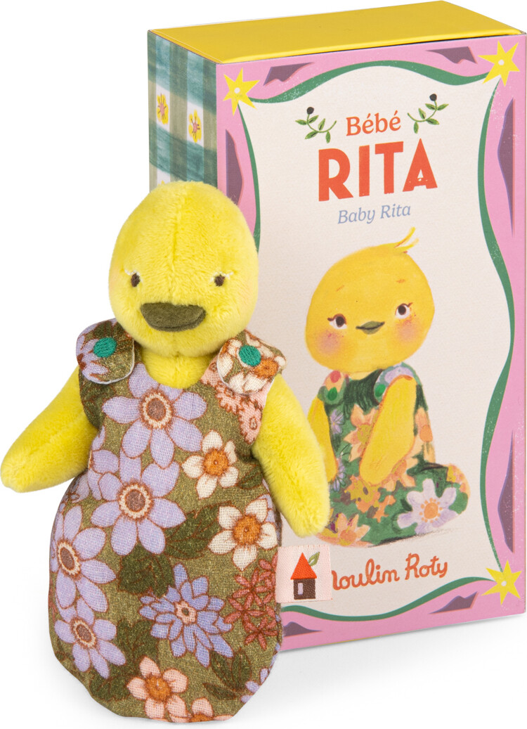 Moulin Roty - Rita Bamse ælling - 16 Cm - Les Minouchkas