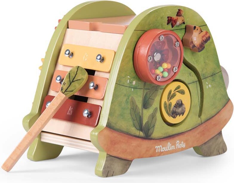 Moulin Roty - Aktivitetslegetøj - Skildpadde - Trois Petits Lapins