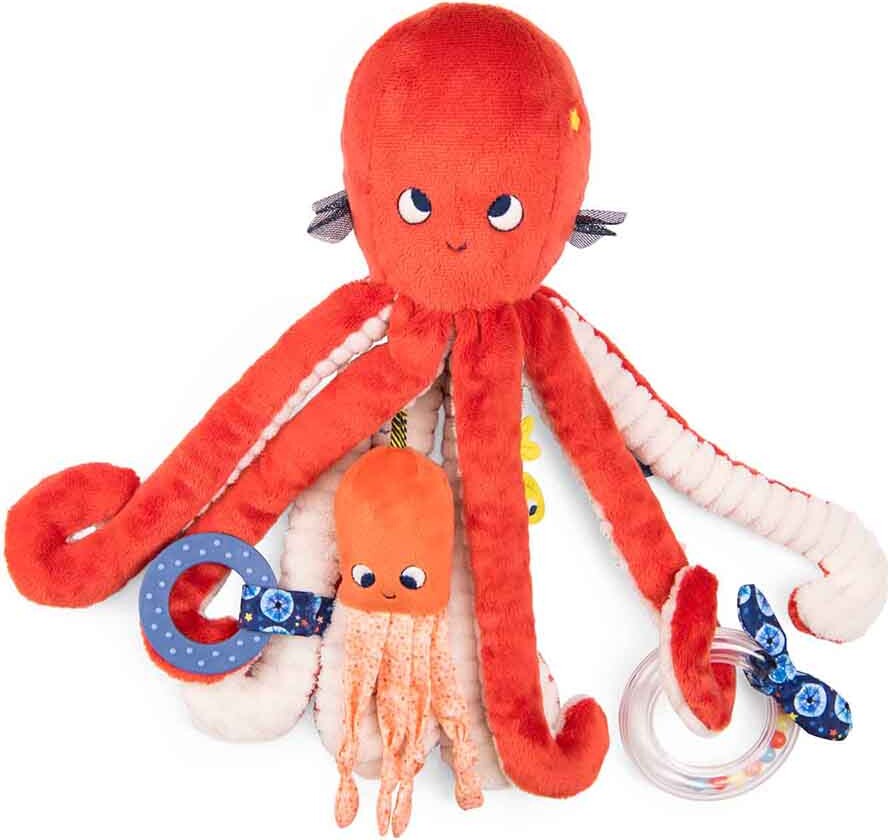 Moulin Roty - Blæksprutte Aktivitetsbamse - Les Aventures De Paulie