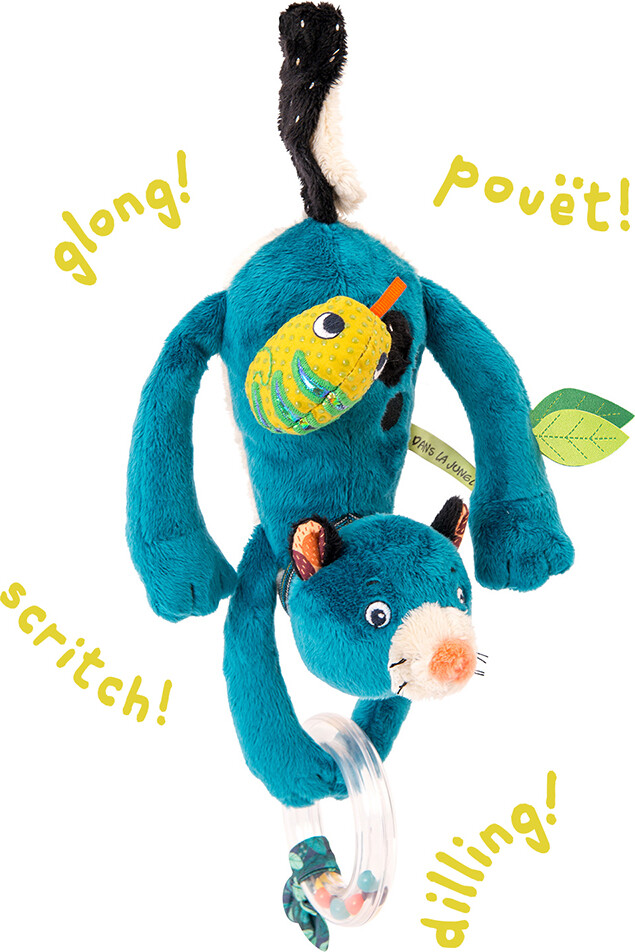 Moulin Roty - Panteren Zimba Aktivitetsbamse - Dans La Jungle