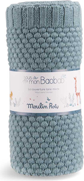 Moulin Roty - Babytæppe - økotex Uld - Sous Mon Baobab
