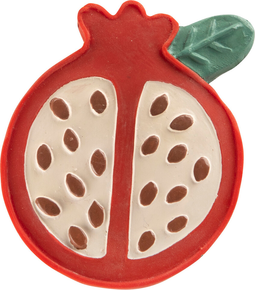 Moulin Roty - Bidering I Naturgummi - Granatæble - La Forêt Mawa