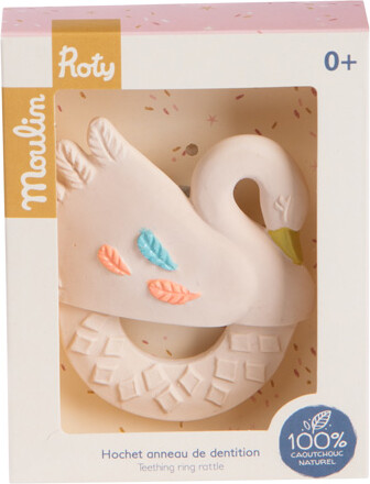 Moulin Roty - Bidering I Naturgummi - Svane - La Petite Ecole De Danse