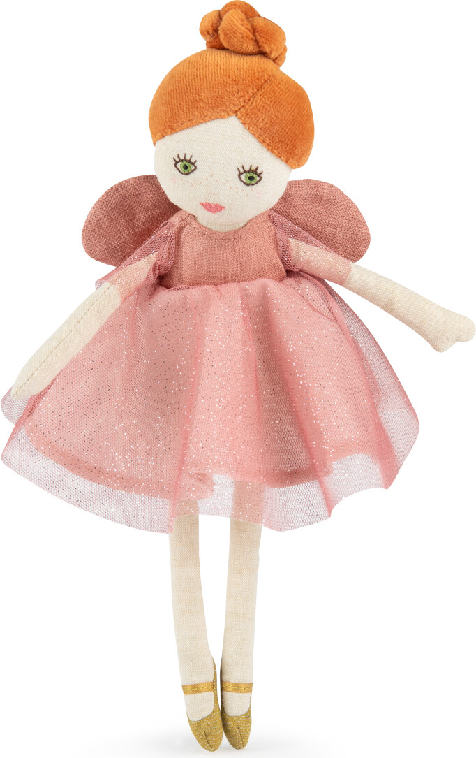 Moulin Roty - Kludedukke - Den Lyserøde Fe Viviane - 26 Cm