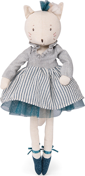 Moulin Roty - Fransk Dukke - Katten Celestine 40 Cm
