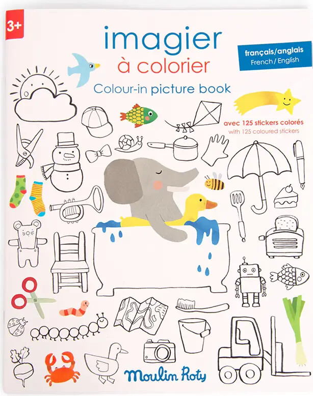 Moulin Roty - Klistermærkebog - Mit Hverdagsliv - Bog