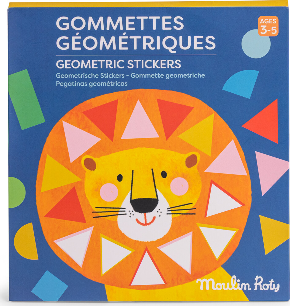 Moulin Roty - Klistermærker - Geometri - 300 Stk. - Les Toupitis