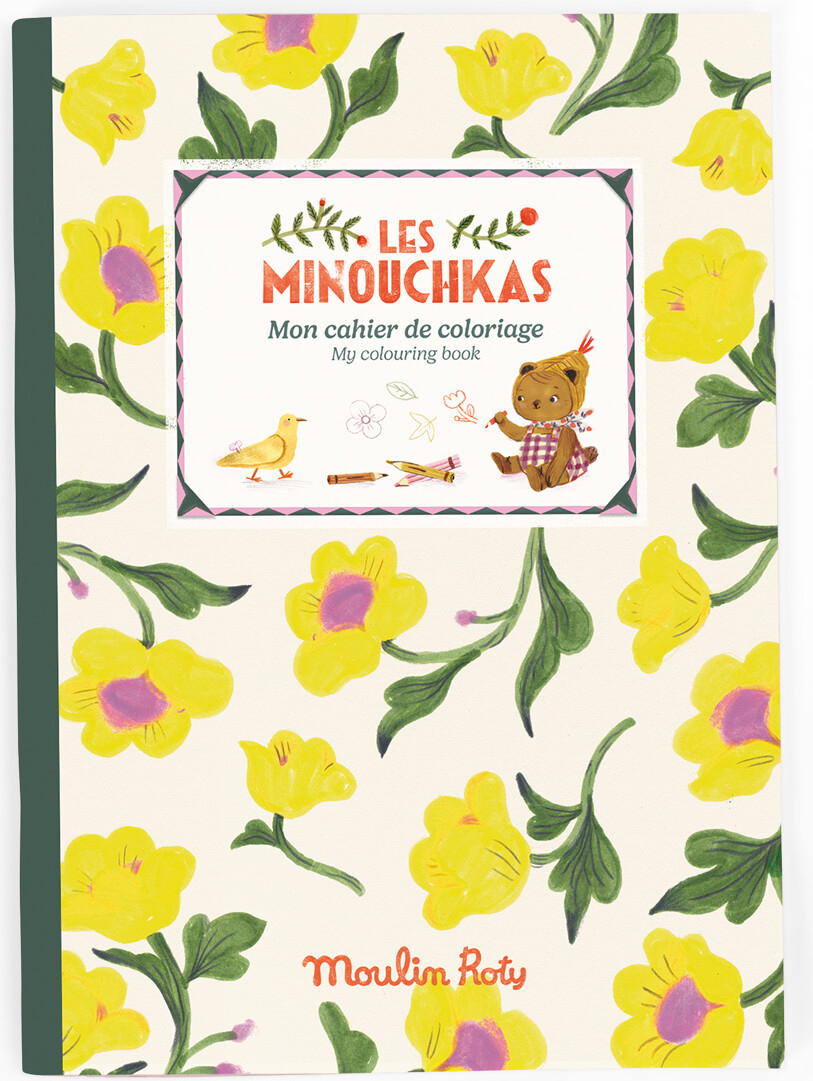 Moulin Roty - Malebog 36 Sider - Les Minouchkas - Bog