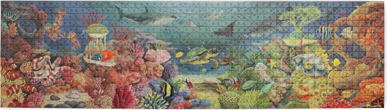 Moulin Roty - Puslespil 1000 Brikker - Coral Reef - Tout Autour Du Monde