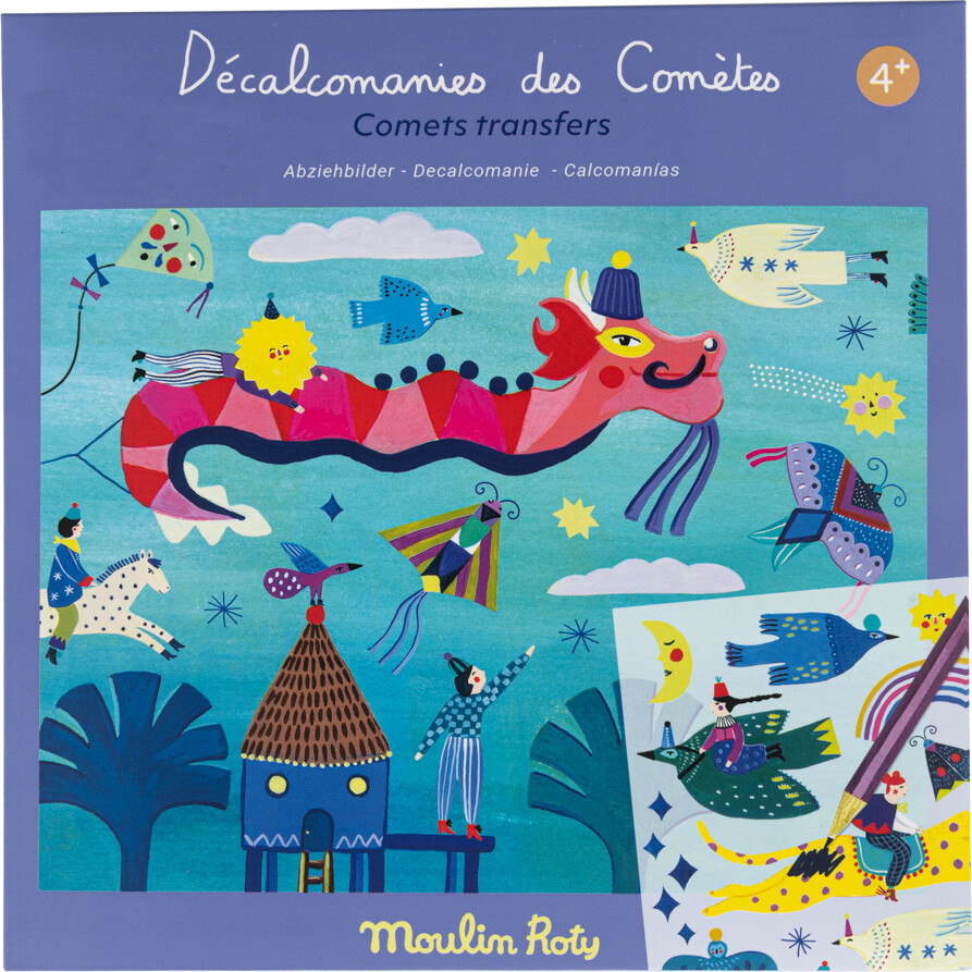 Moulin Roty - Skrabemærker - Les Comètes Filantes