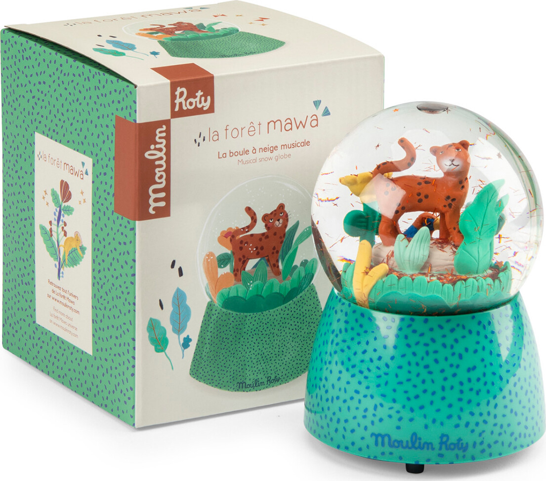 Moulin Roty - Snekugle Med Musik - Leoparden Taigo - La Forêt Mawa