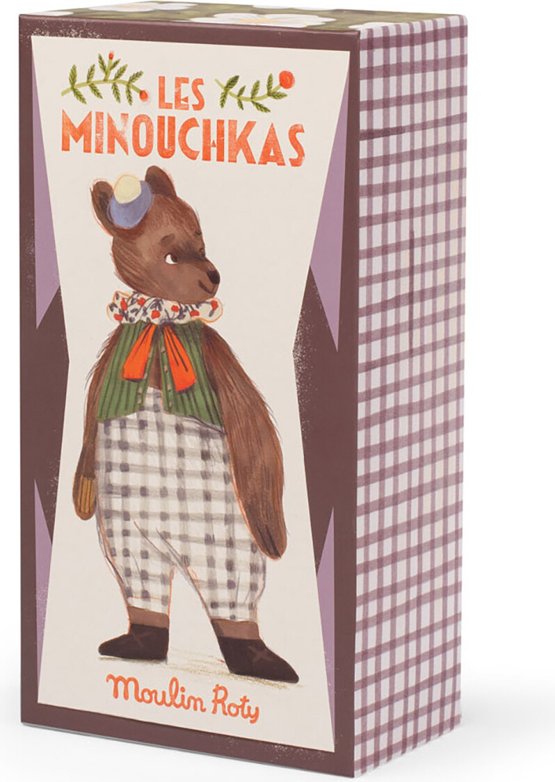 Moulin Roty - Baba Bjørn Bamse - Les Minouchkas - 25 Cm