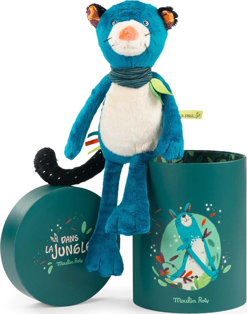 Moulin Roty Bamse - Zimba Panter - Dans La Jungle - 32 Cm