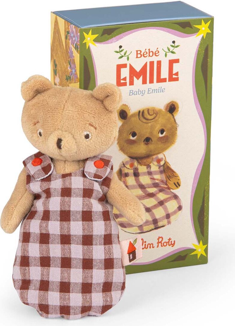 Moulin Roty - Tøjdyr - Bjørneungen Emile - Les Minouchkas