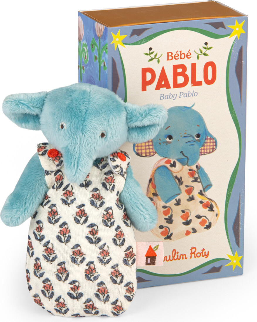 Moulin Roty - Tøjdyr - Elefantungen Pablo - Les Minouchkas