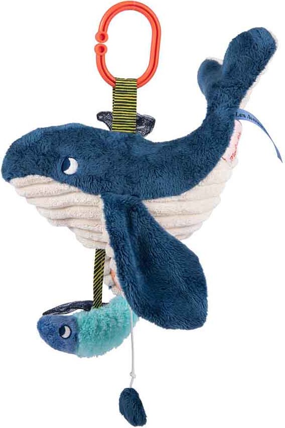 Moulin Roty - Hval Bamse Med Musik - 29 Cm