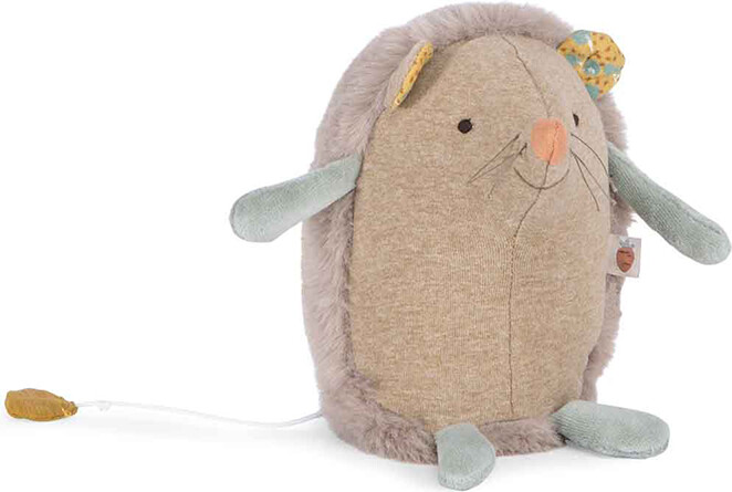 Moulin Roty - Pindsvin Bamse Med Musikoptræk - 19 Cm - Trois Petits Lapins