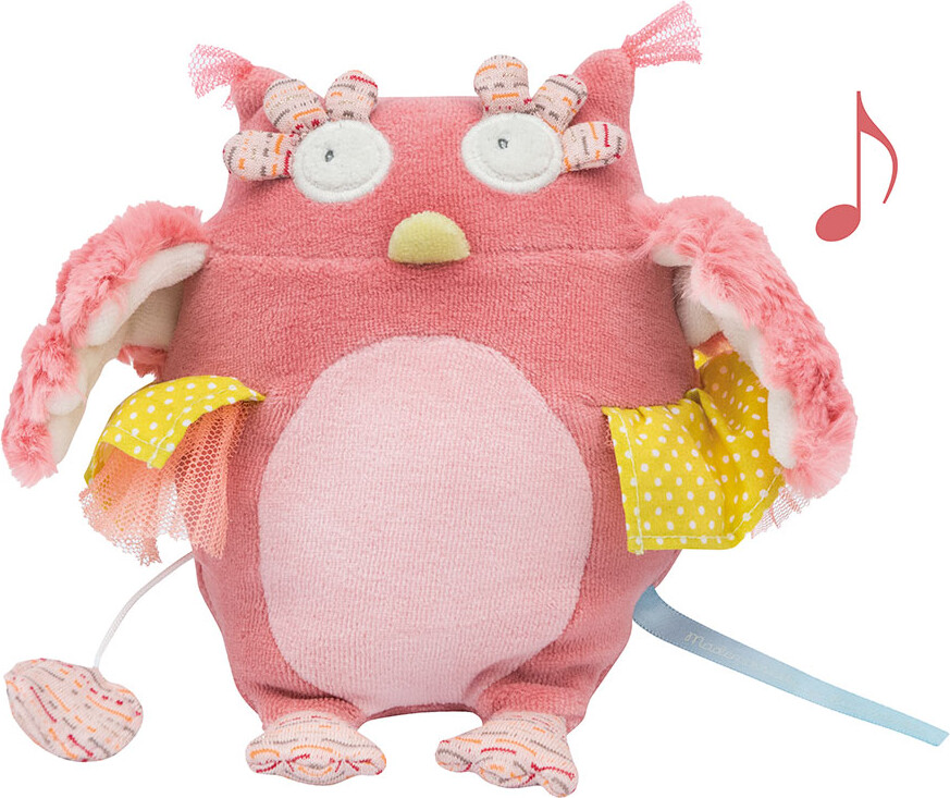 Moulin Roty - Tøjdyr Med Musikoptræk - Ugle