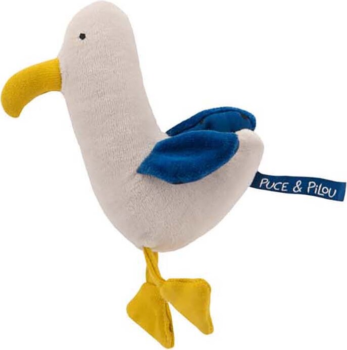 Moulin Roty - Mågen Marco Bamse Med Rangle - 18 Cm