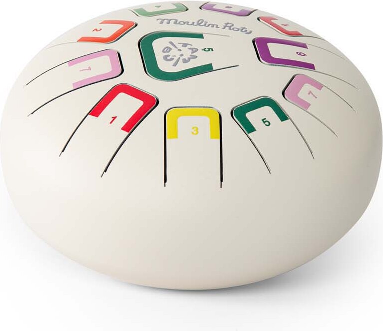 Sansetromme hvid 20 cm | Blid lyd Første instrument +3 år