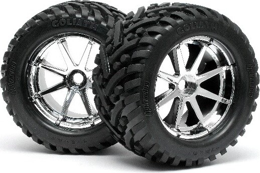 Billede af Mounted Goliath Tire 178x97mm On Blast Wheel Crm - Hp4727 - Hpi Racing