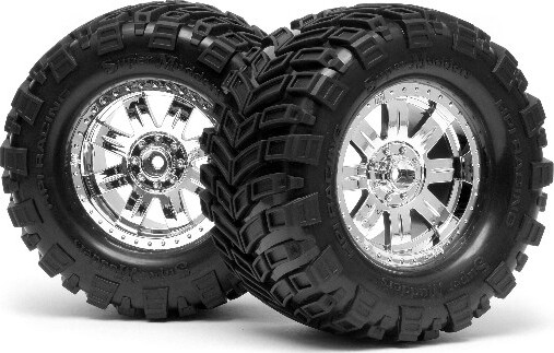 Mounted Super Mud Tire 165x88mm Ringz Wheel Shncrm - Hp4726 - Hpi Racing