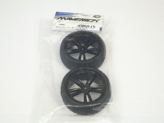 Mounted Wheel And Tyre Set (xb/front/2pcs) - Mv150085 - Maverick Rc