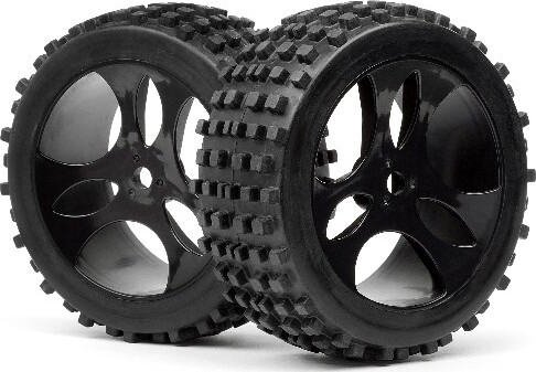 Mounted Wheels And Tyres 2 Pcs (vader Xb) - Mv27084 - Maverick Rc