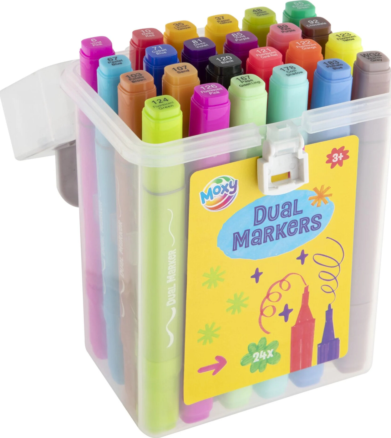 Moxy - Dual Markers 24 Pcs (150159)