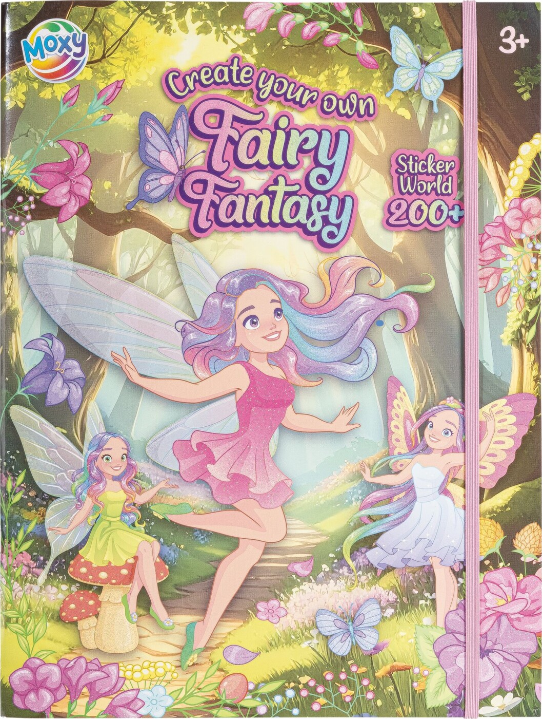 Moxy - Fairy Fantasy Sticker World Book (100074-01) - Bog