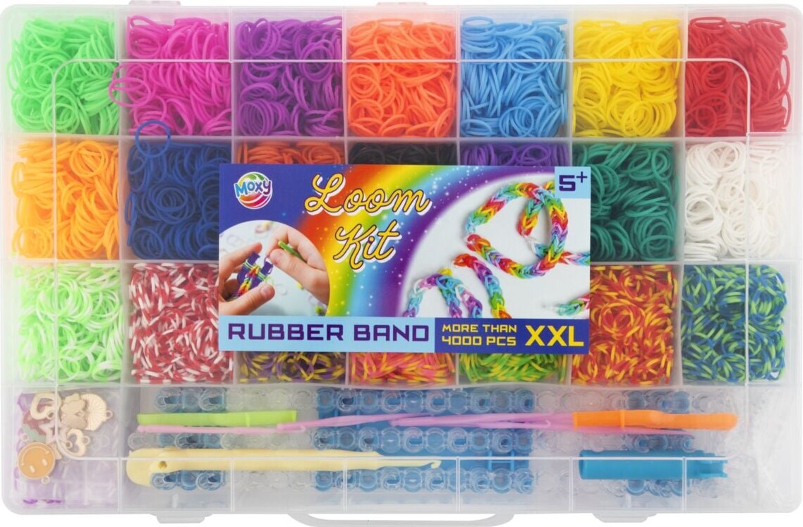 Moxy Loom bands XXL-sæt + opbevaringsboks