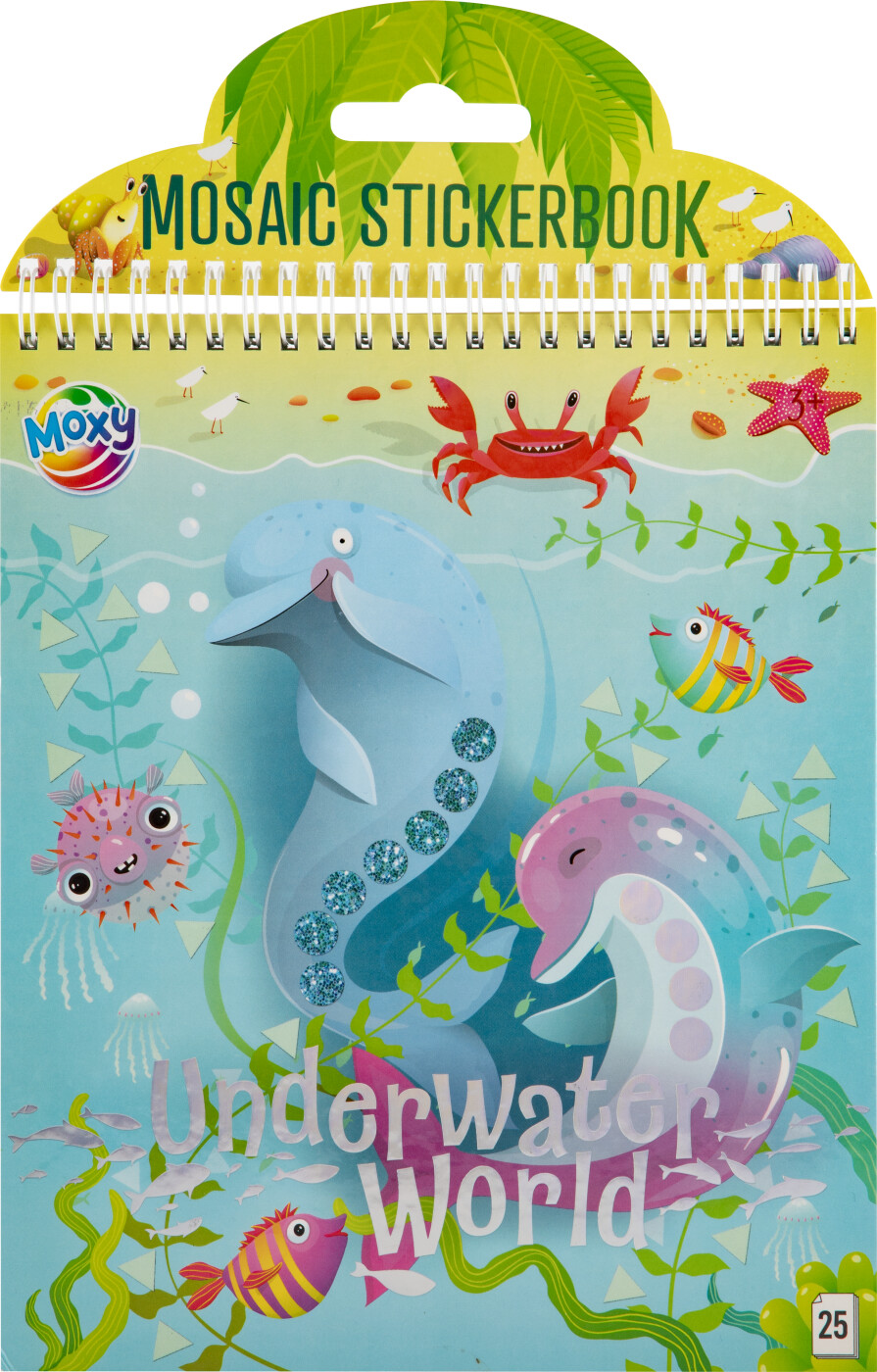 Moxy - Luxury Mosaic Stickerbook - Underwater World (100131) - Bog