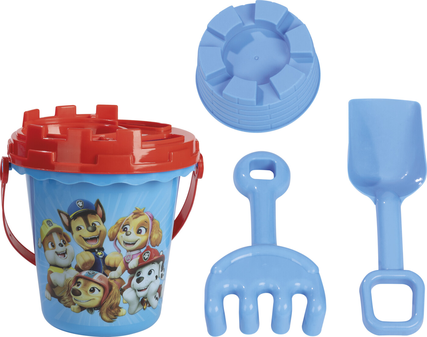Moxy - Paw Patrol: Beach Bucket, 5 Pcs - Blue (160026)