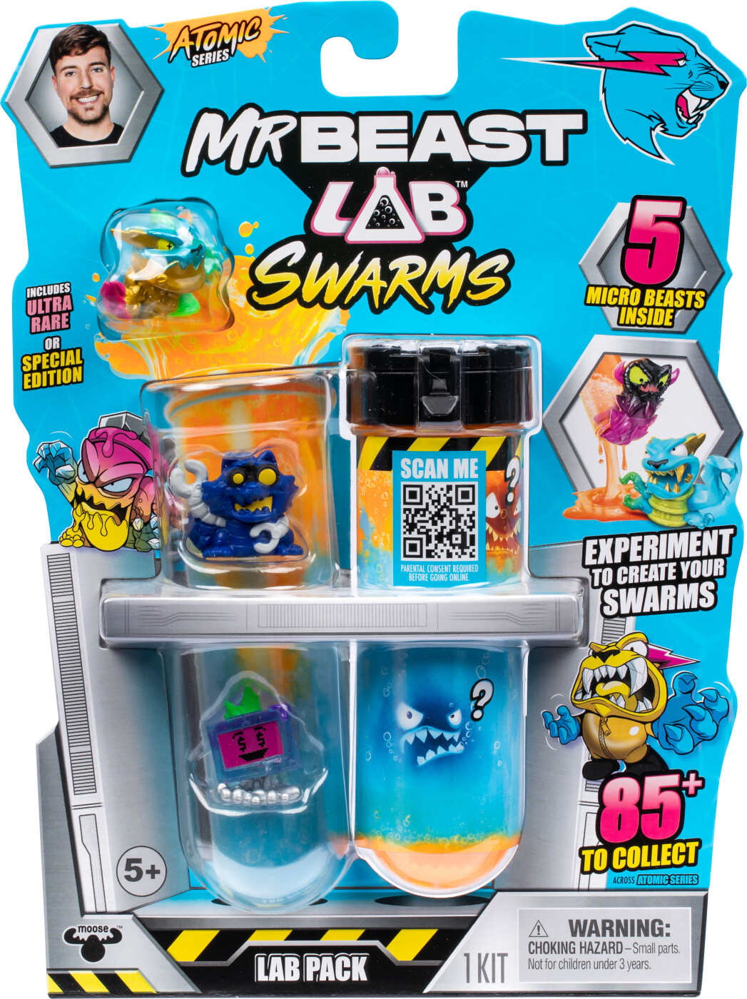 Mr. Beast Lab - Swarms Figurer 5 Stk. Serie 2 - (20379)