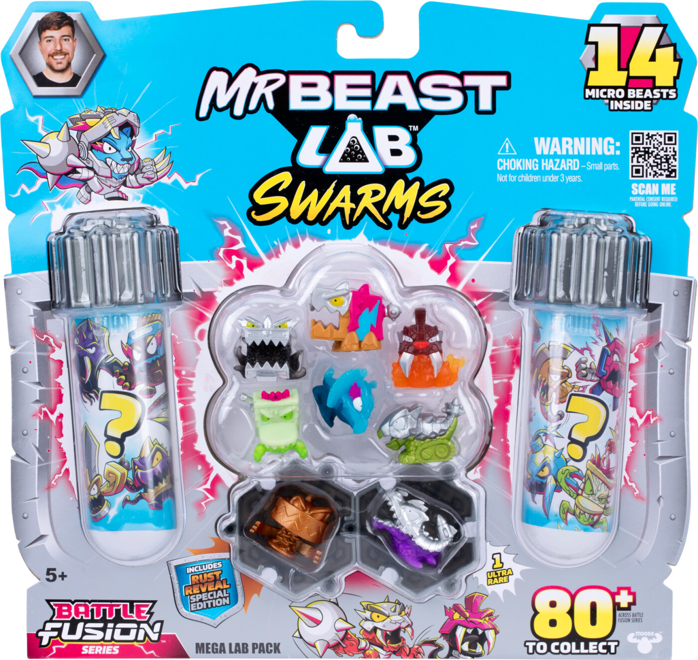 MrBeast Lab Swarms Battle Fusion - 14-Pack (Style 1) Figur - GEEKD.dk