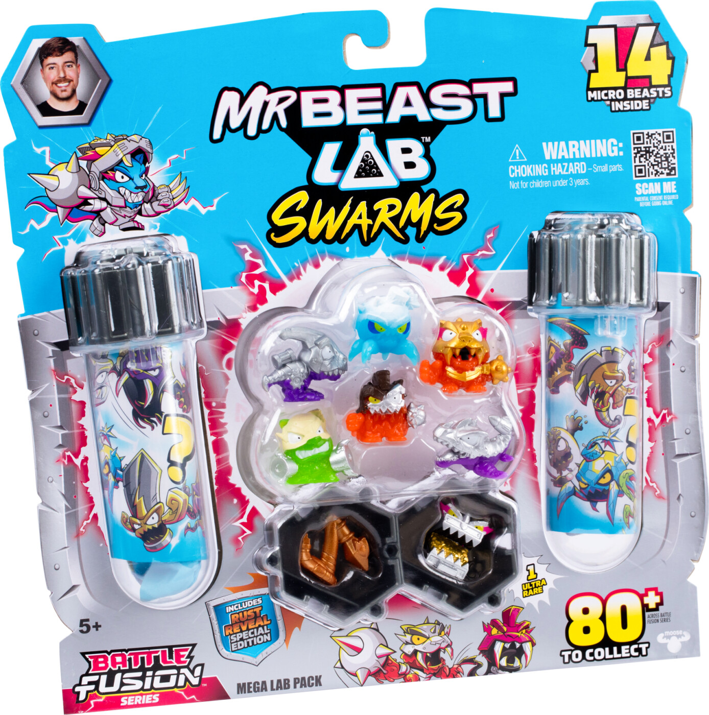 MrBeast Lab Swarms Battle Fusion - 14-Pack (Style 2) Figur - GEEKD.dk