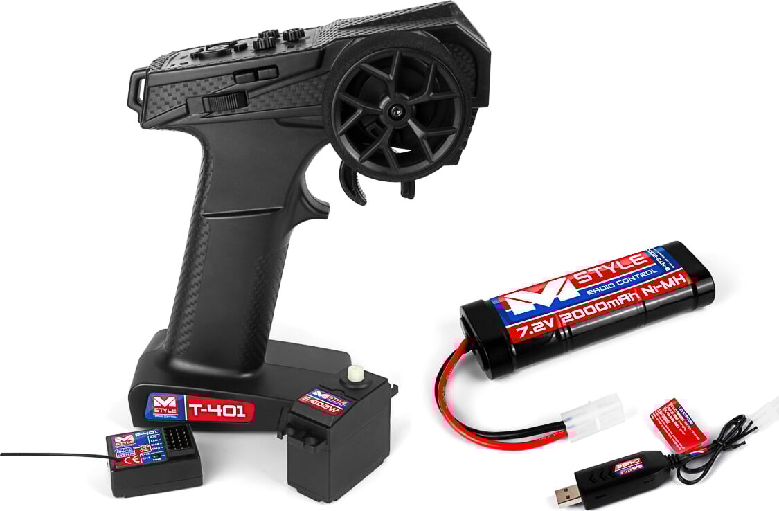 Mstyle - Radioset, Servo, Battery And Charger (542409)