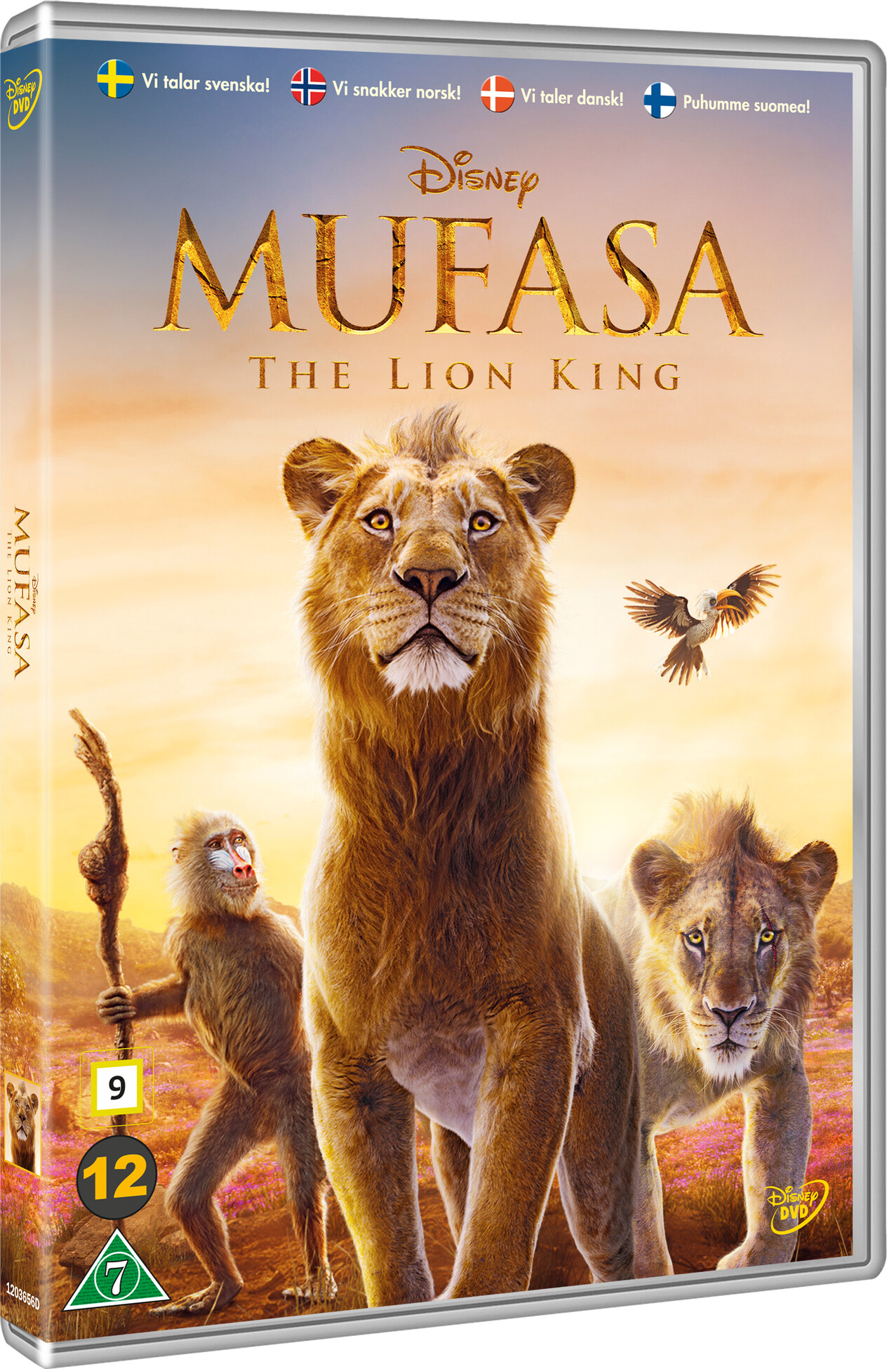 Mufasa: Løvernes Konge / Mufasa: The Lion King - Disney - DVD - Film