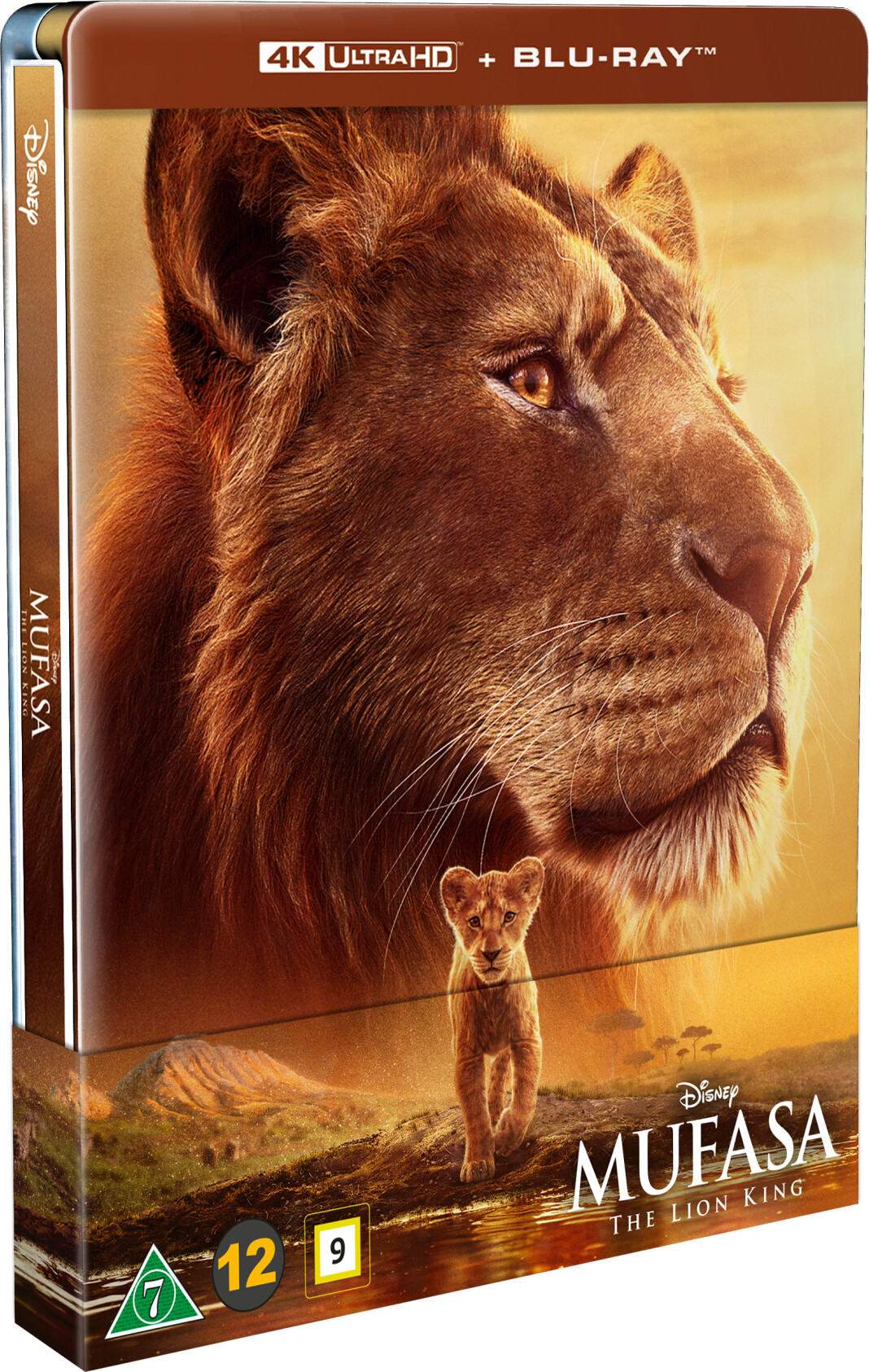 Mufasa: Løvernes Konge / Mufasa: The Lion King - Steelbook - 4K Blu-Ray