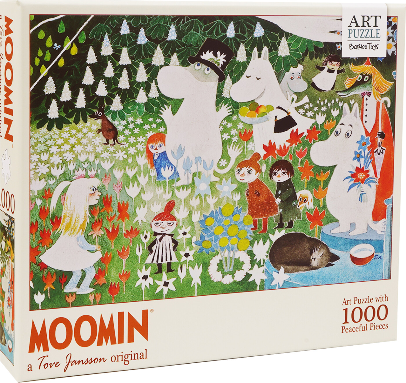 Mumi Puslespil - 1000 Brikker - Blomsterhave