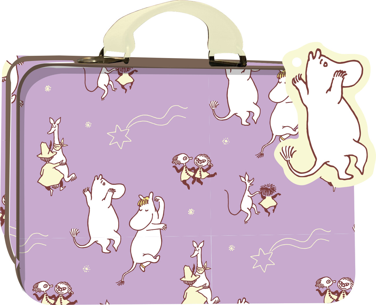 Mumi - Lille Tin Kuffert - Lilla