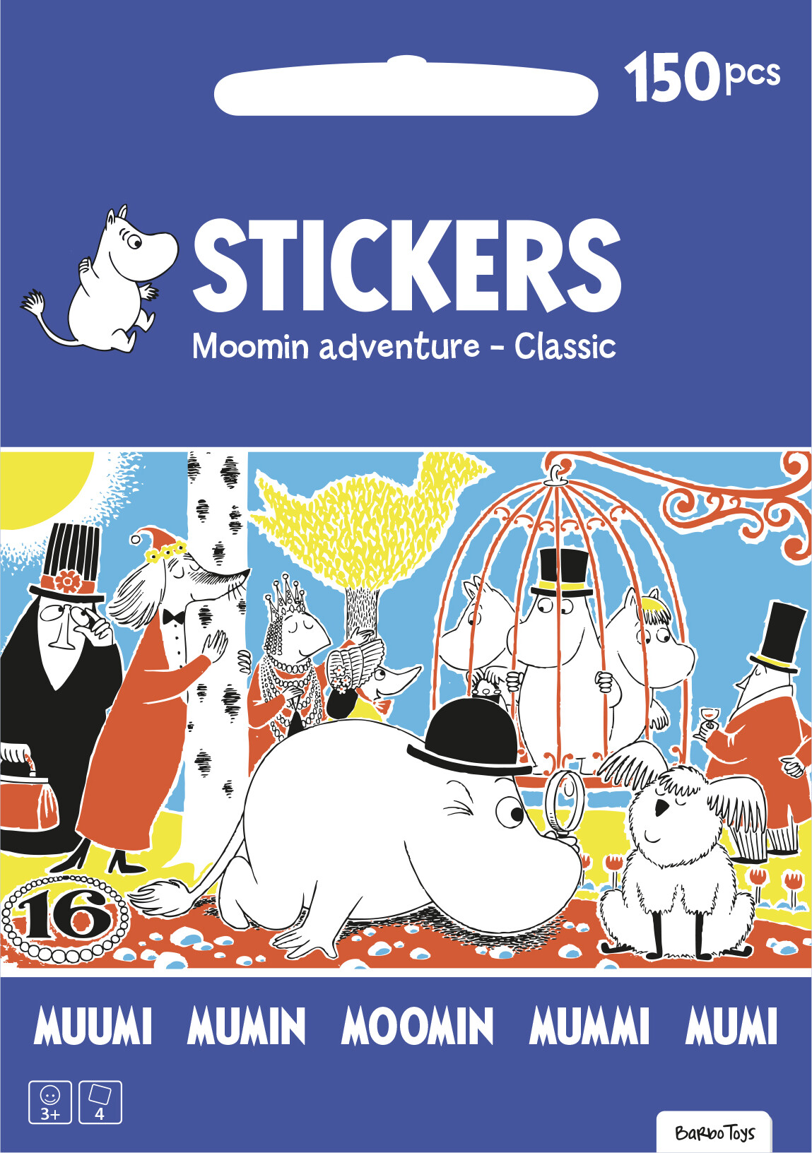 Stickers Til Børn - Mumi På Opdagelse