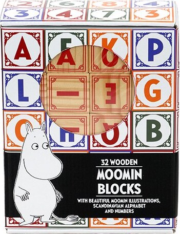 Billede af Mumi Abc Træklodser Med Bogstaver Til Baby - Alfabet