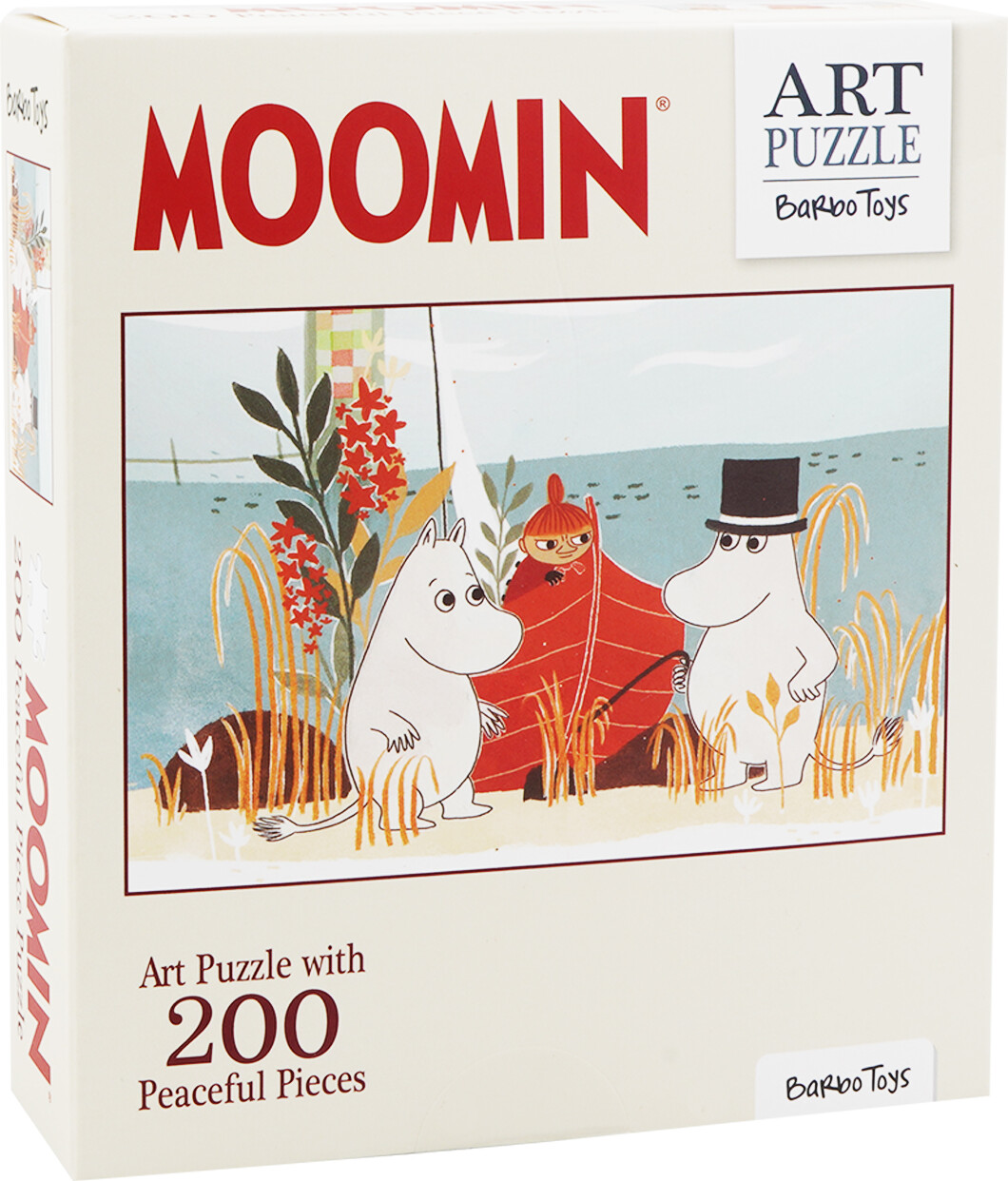 Mumitroldene Puslespil - Art - 200 Brikker - Rød - Barbo Toys
