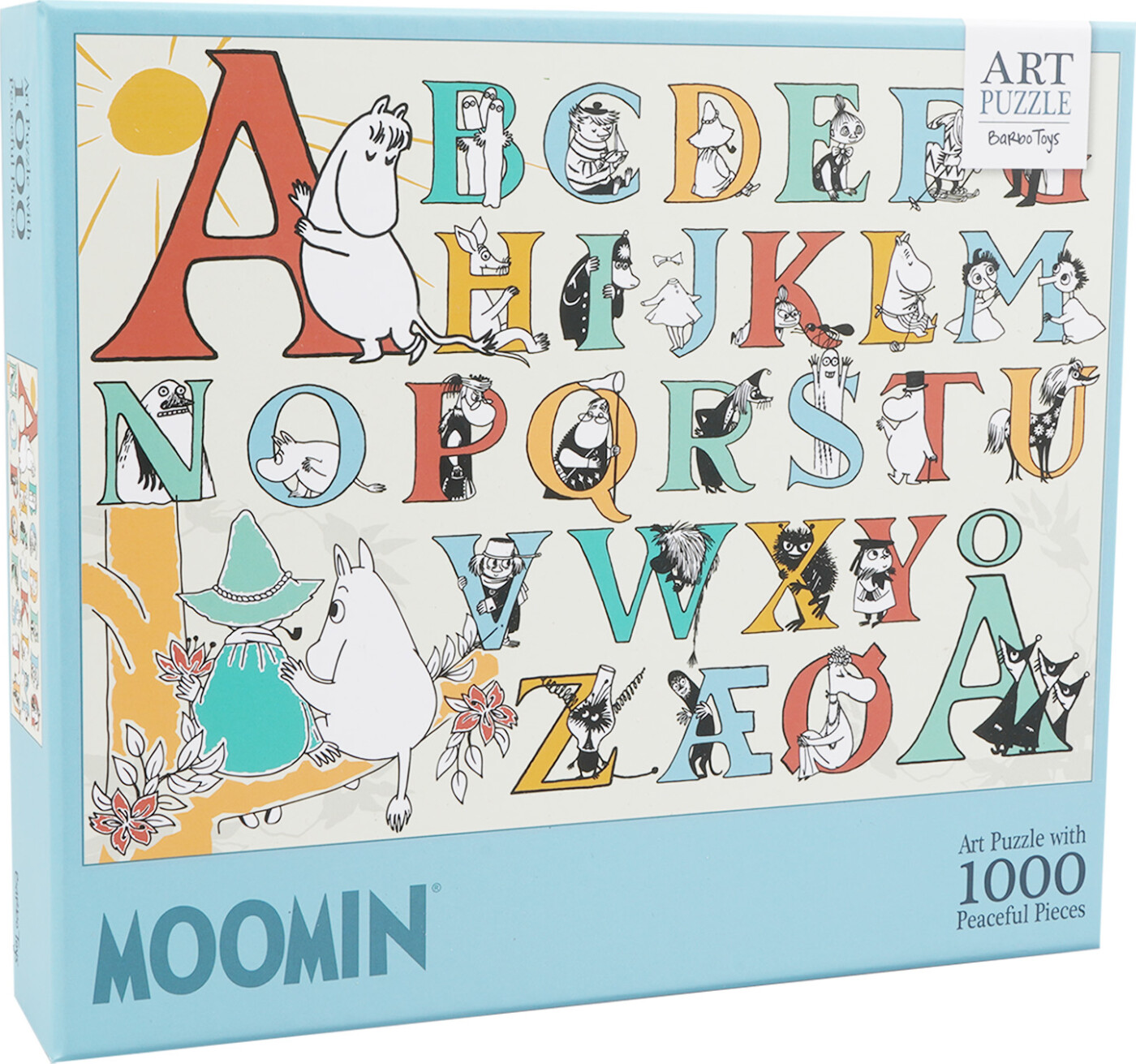 Mumitroldene Puslespil - Abc - 1000 Brikker