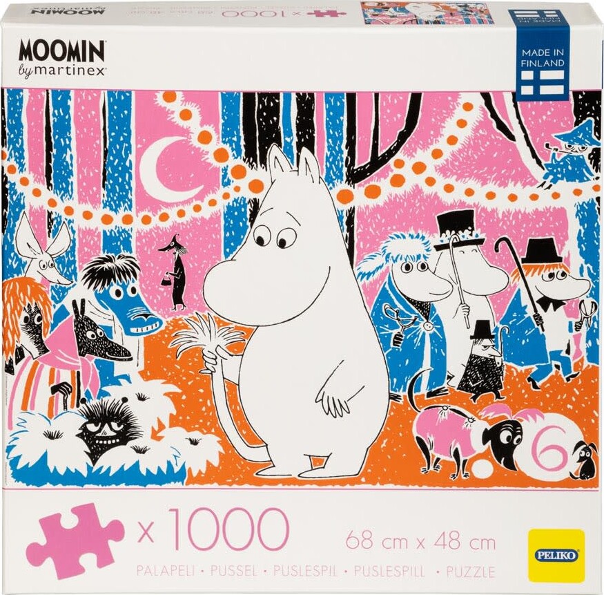 Mumitroldene - Farverigt Mumi Tegneserie Puslespil Vol. 6 - 1000 Brikker