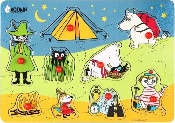 Mumitroldene Knoppuslespil - Camping